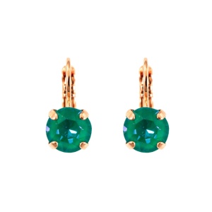 Cercei placati cu Aur roz de 24K, cu cristale originale, Candy | 1440-142RG6