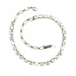 Colier placat cu Argint 925, cu cristale Swarovski, Forever | 3252-M5087SP-Multicolor-6630