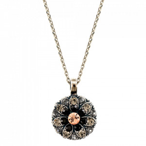 Pandantiv cu lant placat cu Argint 925, cu cristale Swarovski, Guardian Angel | 5212-1073SP-Multicolor-6801