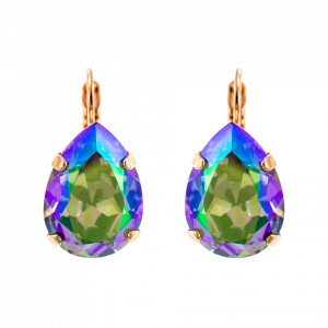 Cercei placati cu Aur roz de 24K, cu cristale Swarovski, Bohemian Rhapsody | 1098/5-200RG6-Mov-1862