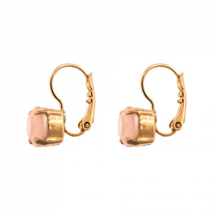 Cercei placati cu Aur roz de 24K, cu cristale Swarovski, California Dreaming | 1440-4RRG6-Roz-8912