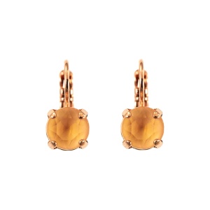 Cercei placati cu Aur roz de 24K, cu cristale originale, Candy | 1440-140RG6