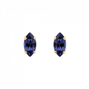 Cercei placati cu Aur roz de 24K, cu cristale Swarovski, Romance | 1633/51-539RG2-Mov-6172