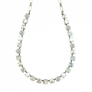 Colier placat cu Argint 925, cu cristale Swarovski, Forever | 3252-M5087SP-Multicolor-6182