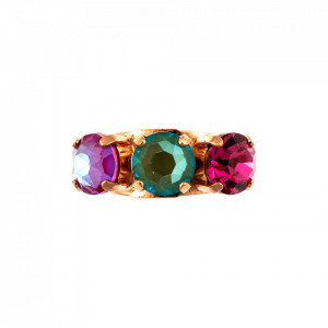 Inel placat cu Aur roz de 24K, cu cristale originale, Take my Breath Away | 7535/1-1156RG