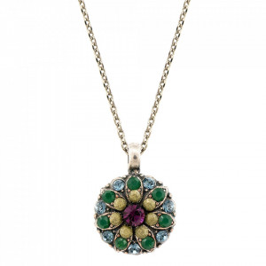 Pandantiv cu lant placat cu Argint 925, cu cristale Swarovski, Guardian Angel | 5212-1019SP-Multicolor-6792