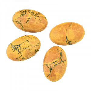 Piatra semipretioasa Howlite Galben interschimbabila pentru Pandantivul Magic Pendant-Galben-8702