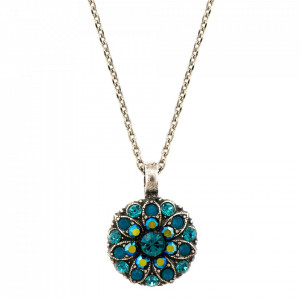 Pandantiv cu lant placat cu Argint 925, cu cristale Swarovski, Guardian Angel | 5212-3322SP-Multicolor-6823