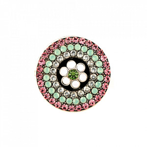 Inel placat cu Argint 925, cu cristale Swarovski, California Dreaming | 7078/1-1028SP-Multicolor-8044