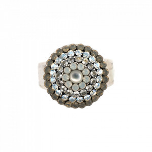 Inel placat cu Argint 925, cu cristale Swarovski, Forever | 7193-1049SP-Multicolor-8384