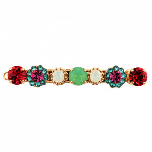 Agrafa de par placata cu Aur roz de 24K, cu cristale originale, Memories of Montmartre | 9519-1146RG