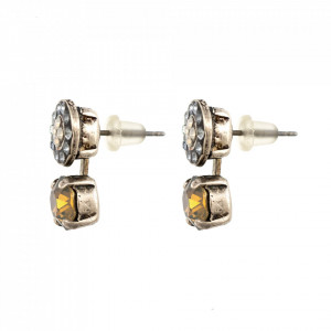 Cercei placati cu Argint 925, cu cristale Swarovski, Forever | 1158-1049SP2-Multicolor-5705