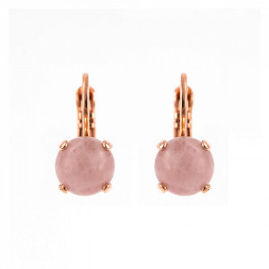 Cercei placati cu Aur roz de 24K, cu cristale Swarovski, California Dreaming | 1440-M14RG6-Roz-5985