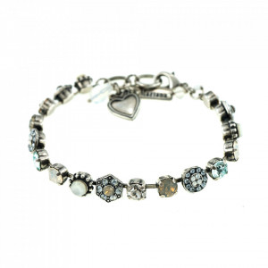 Bratara placata cu Argint 925, cu cristale Swarovski, Forever | 4029-1049SP-Multicolor-1206