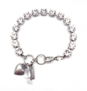 Bratara placata cu Argint 925, cu cristale Swarovski, On a Clear Day | 4252-001SP-Transparent-1456