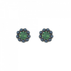 Cercei placati cu Argint 925, cu cristale Swarovski, Julia | 1379-1001sp2-Multicolor-5476