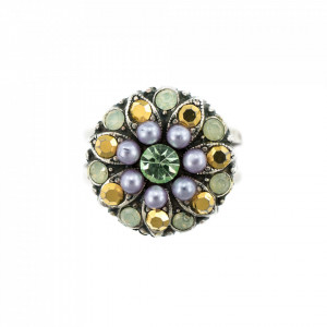 Inel placat cu Argint 925, cu cristale Swarovski, Guardian Angel | 7217-1327SP-Multicolor-8446