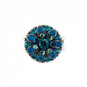 Inel placat cu Argint 925, cu cristale Swarovski, Guardian Angel | 7217-3322SP-Multicolor-8456