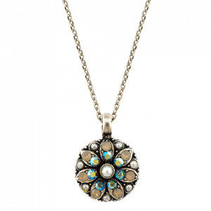 Pandantiv cu lant placat cu Argint 925, cu cristale Swarovski, Guardian Angel | 5212-1341SP-Multicolor-6806