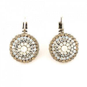 Cercei placati cu Argint 925, cu cristale Swarovski, Forever | 1193-1049SP6-Multicolor-5477