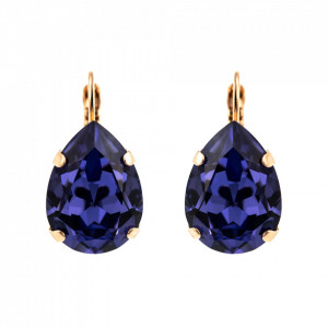 Cercei placati cu Aur roz de 24K, cu cristale Swarovski, Romance | 1098/5-539RG6-Mov-1867