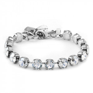 Bratara placata cu Argint 925, cu cristale Swarovski, On a Clear Day | 4252-001SP-Transparent-1459
