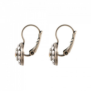 Cercei placati cu Argint 925, cu cristale Swarovski, Crystal Pearl's | 1416-1006SP6-Multicolor-5959