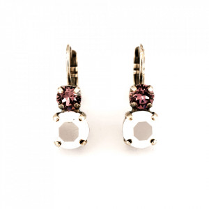 Cercei placati cu Argint 925, cu cristale Swarovski, Discover | 1190-1029SP6-Multicolor-5419