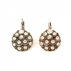 Cercei placati cu Argint 925, cu cristale Swarovski, On a Clear Day | 1028/2-001001SP6-Transparent-1299