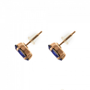 Cercei placati cu Aur roz de 24K, cu cristale Swarovski, Romance | 1633/51-539RG2-Mov-6519