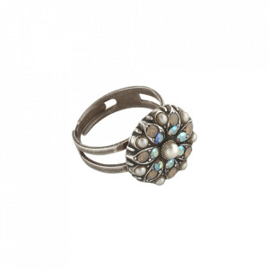 Inel placat cu Argint 925, cu cristale Swarovski, Guardian Angel | 7217-1341SP-Multicolor-7809