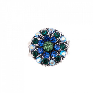 Inel placat cu Argint 925, cu cristale Swarovski, Guardian Angel | 7217-17SP-Multicolor-8449