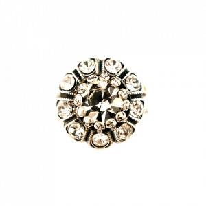 Inel placat cu Argint 925, cu cristale Swarovski, On a Clear Day | 7211-001001SP-Transparent-8419
