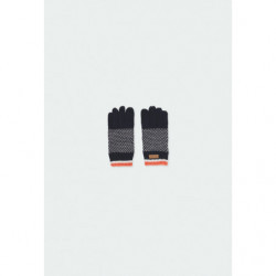 Manusi tricot cu degete baiat, navy, Boboli