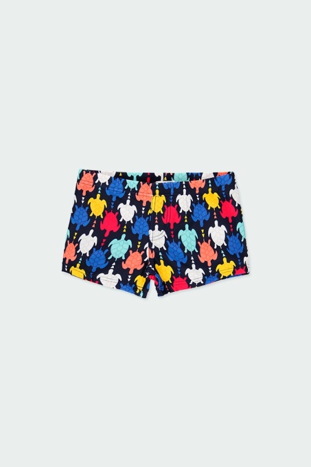 Slip baie baiat, imprimeu broscute, multicolor, Boboli