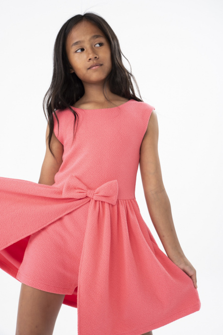 Rochie fete vara, fusta pantalon, corai, Boboli