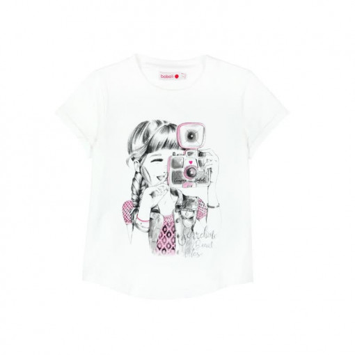 Tricou maneca scurta fetita Boboli