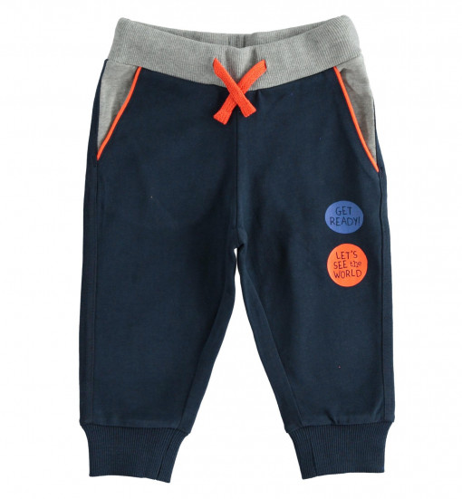 Pantalon trening baiat , navy, iDO