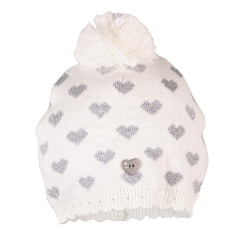 Caciula tricot inimioare Boboli
