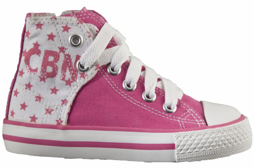 Bascheti sport fete roz , taloneta interior, material textil, Ciciban