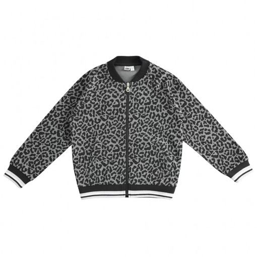 Jacheta fete bumbac , animal print , Ido