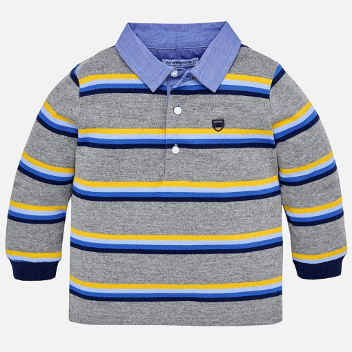 Tricou polo baiat cu maneca lunga Mayoral