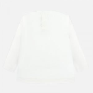 Tricou fetite 3-24 luni, alb , Mayoral - Img 2