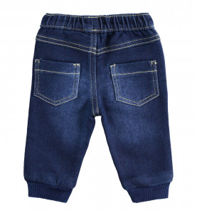 Blugi bebe baiat, navy, Ido - Img 2