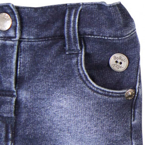 Pantalon scurt fetite, denim,stretch, Boboli - Img 4