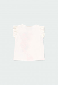 Tricou maneca scurta fete , imprimeu floral, Boboli - Img 2