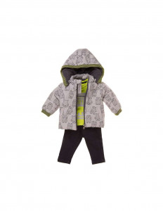 Babybol Set 3 piese baiat, gri - Img 3