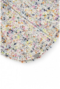 Poncho fete tricotat cu gluga,multicolor, Boboli - Img 1