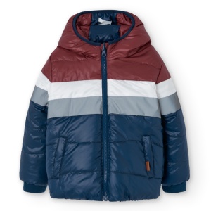 Geaca baiat reversibila, impermeabila, thermo, grena, brand Boboli - Img 4