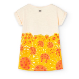 Rochie vara fetite 4-16 ani, bumbac better cotton, imprimeu colorat, brand Boboli - Img 2